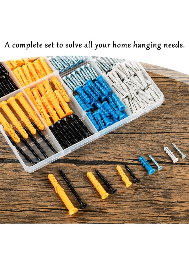 Arabest 270Pcs Wall Anchors Kit for Home Improvement and Decor, Replace Picture Hanging Nails with Drywall Anchors for Frame Canvas, Picture Hangers and Screws Assortment Kit, Concrete & Dry Wall - Image 4